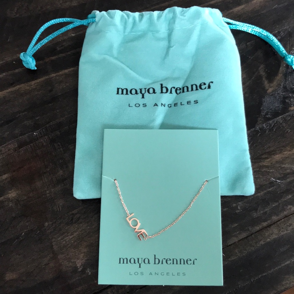 New in package Maya brenner gold LOVE bracelet ❤️